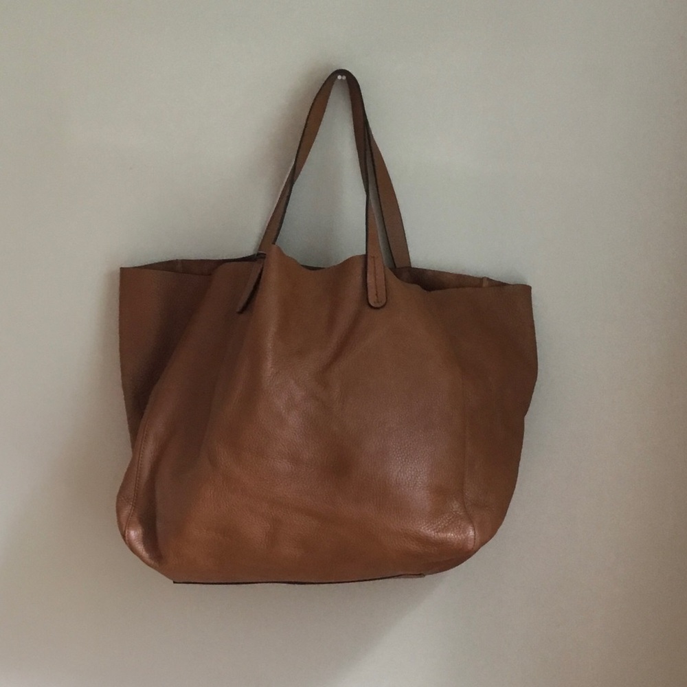 NEW GAP Brown Leather Boho Hobo Shoulder Bag